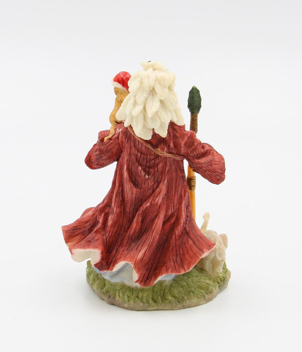 African Santa with Safari Animals Figurine - kevinsgiftshoppe