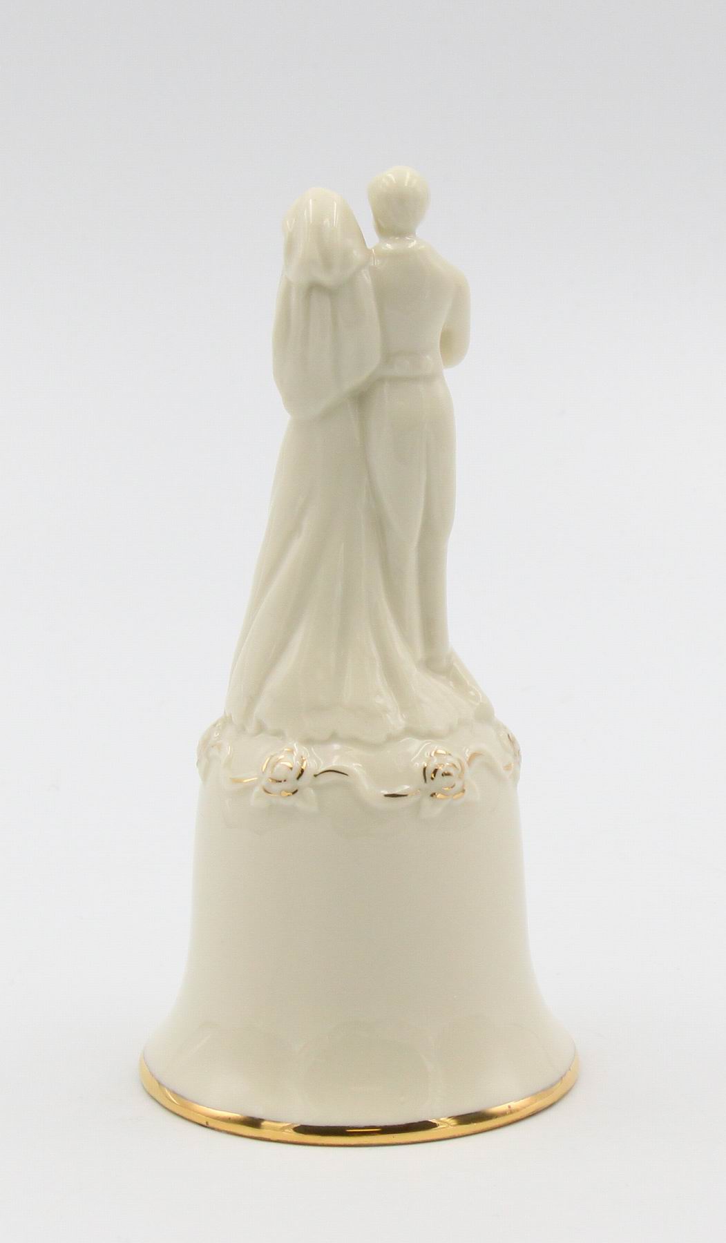 Ceramic 50th Anniversary Wedding Couple Bell Anniversary Party Decor Gift for Friends Gift for Parents - Bell