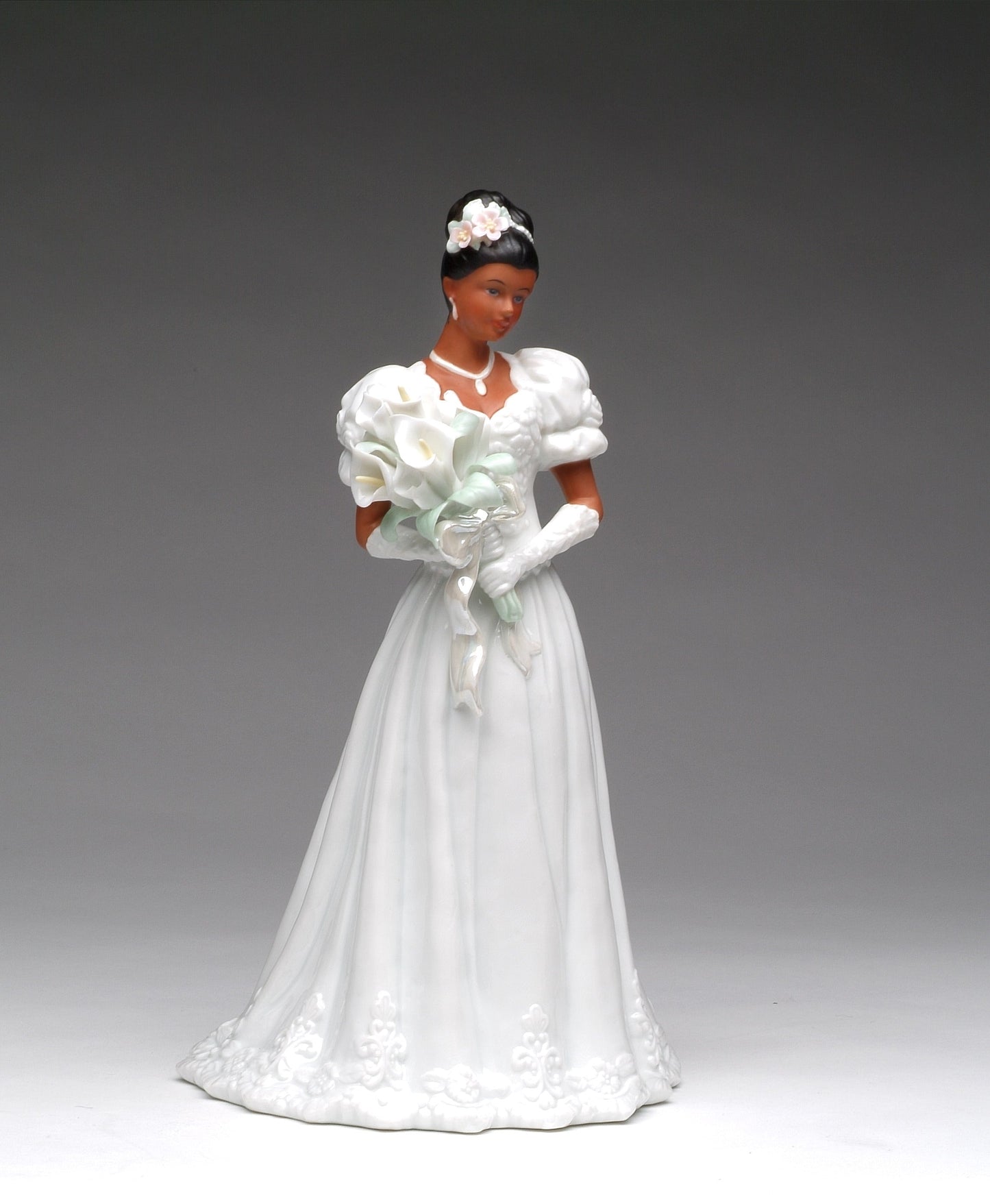 Ceramic African American Wedding Bride Wedding Décor or Gift Anniversary Décor or Gift Home Décor Vanity Decor