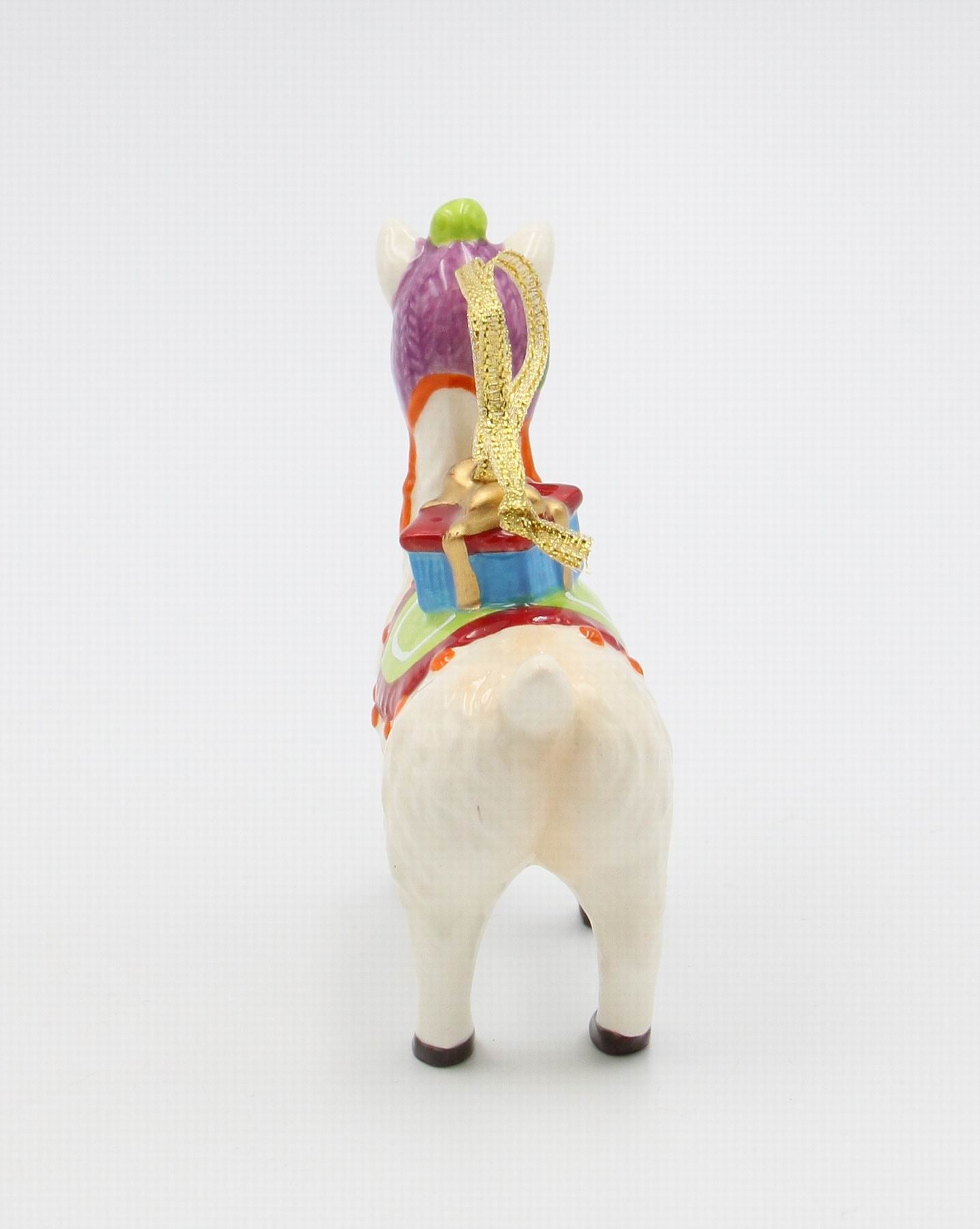Ceramic Alpaca/Llama With Gift Ornament Home Décor Gift for Her Gift for Mom Christmas Décor - Holiday Ornaments