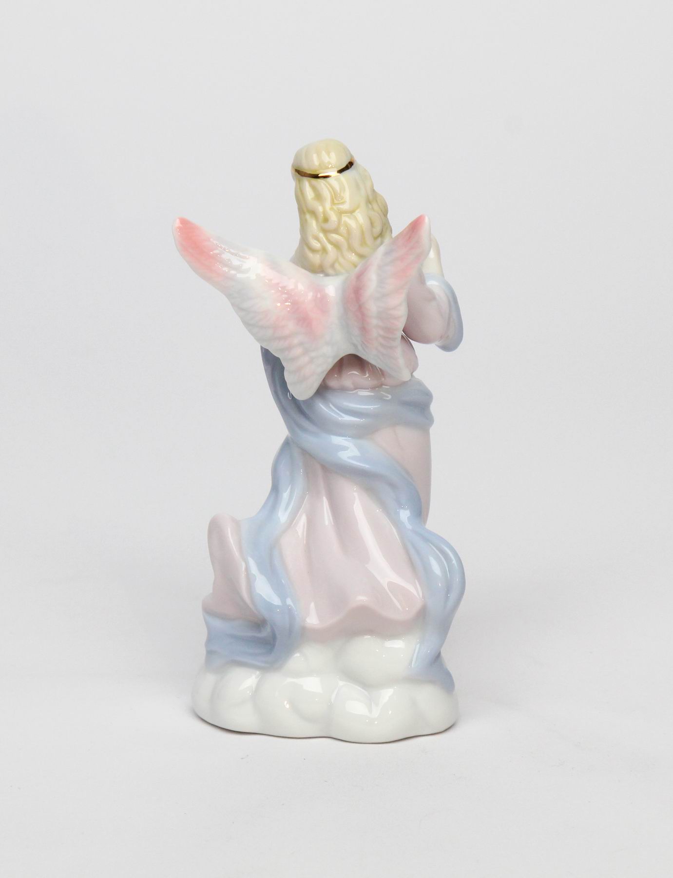 Ceramic Angel Holding Book Figurine Religious Décor Religious Gift Church Décor Church Gift Baptism Gift - Figurine
