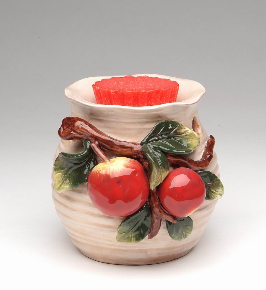 Ceramic Apple Tart Burner Home Décor Gift for Her Gift for Mom Kitchen Décor Farmhouse Décor Nature Lover Gift Vintage
