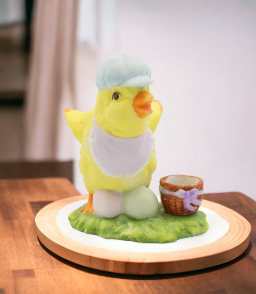 Ceramic Baby Chicken Candle Holder Home Décor Gift for Her Mom Farmhouse Décor Nature Lover Gift Vintage Decor - Candle