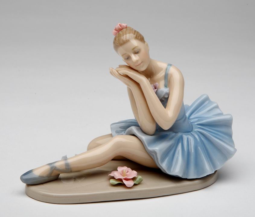 Ballerina Dreaming - Blue Dress - kevinsgiftshoppe