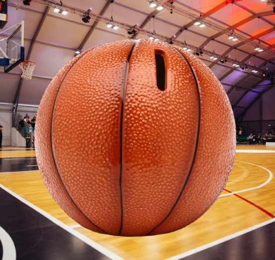 Ceramic Basketball Piggy Bank Home Décor Gift for Him Gift for Dad Gift for Son Kid’s Room Décor Game Room Decor