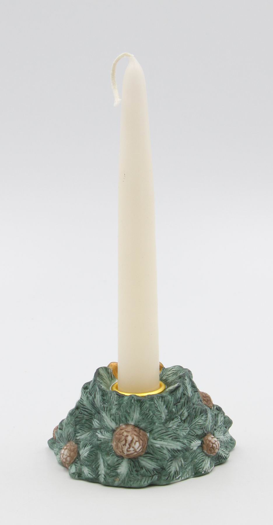 Ceramic Bible on Pine Candleholder Religious Décor Religious Gift Church Décor Church Gift Baptism Gift - Candle holder