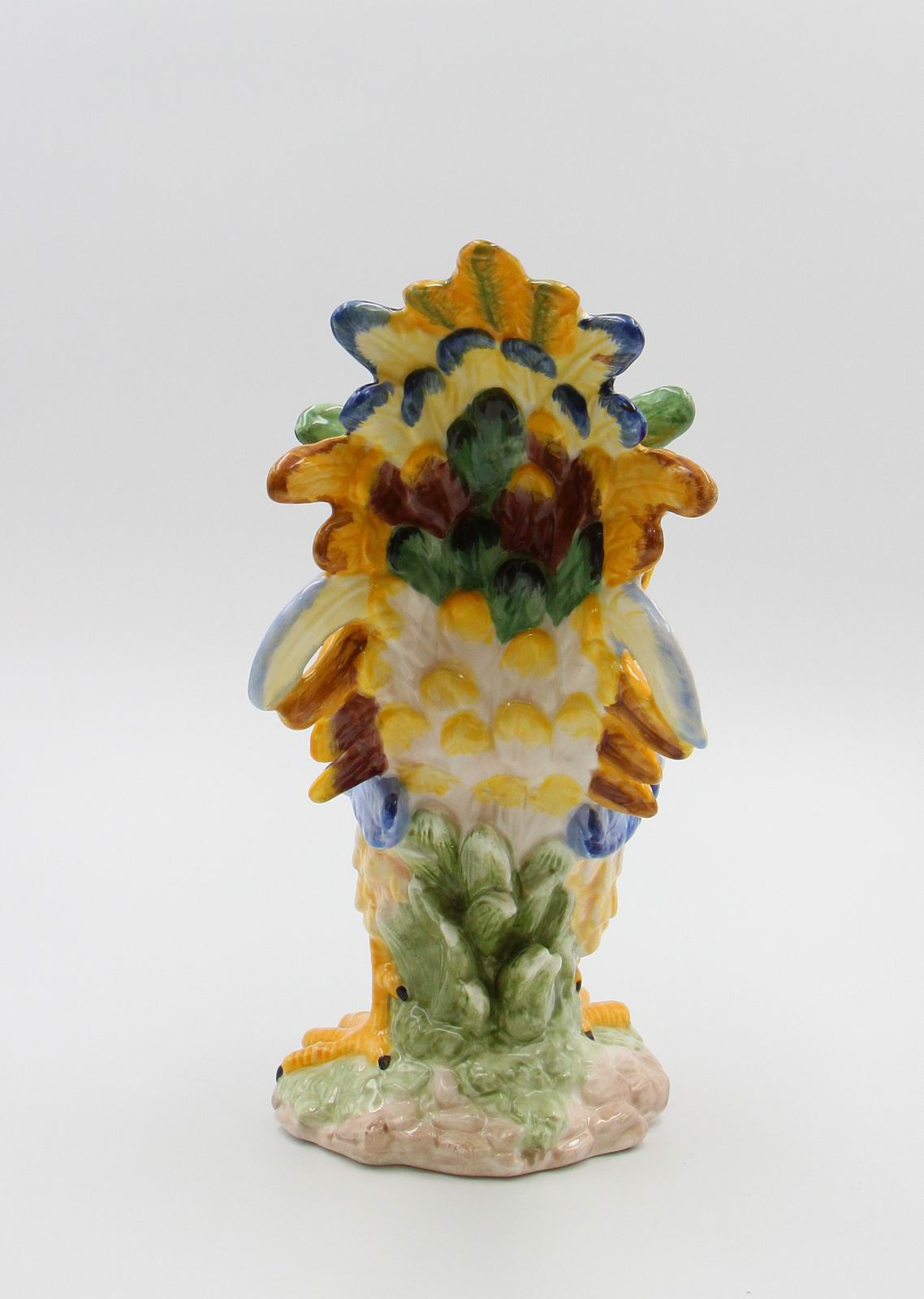 Ceramic Blue Rooster Figurine Home Décor Gift for Her Gift for Mom Kitchen Décor Farmhouse Décor Fall Decor