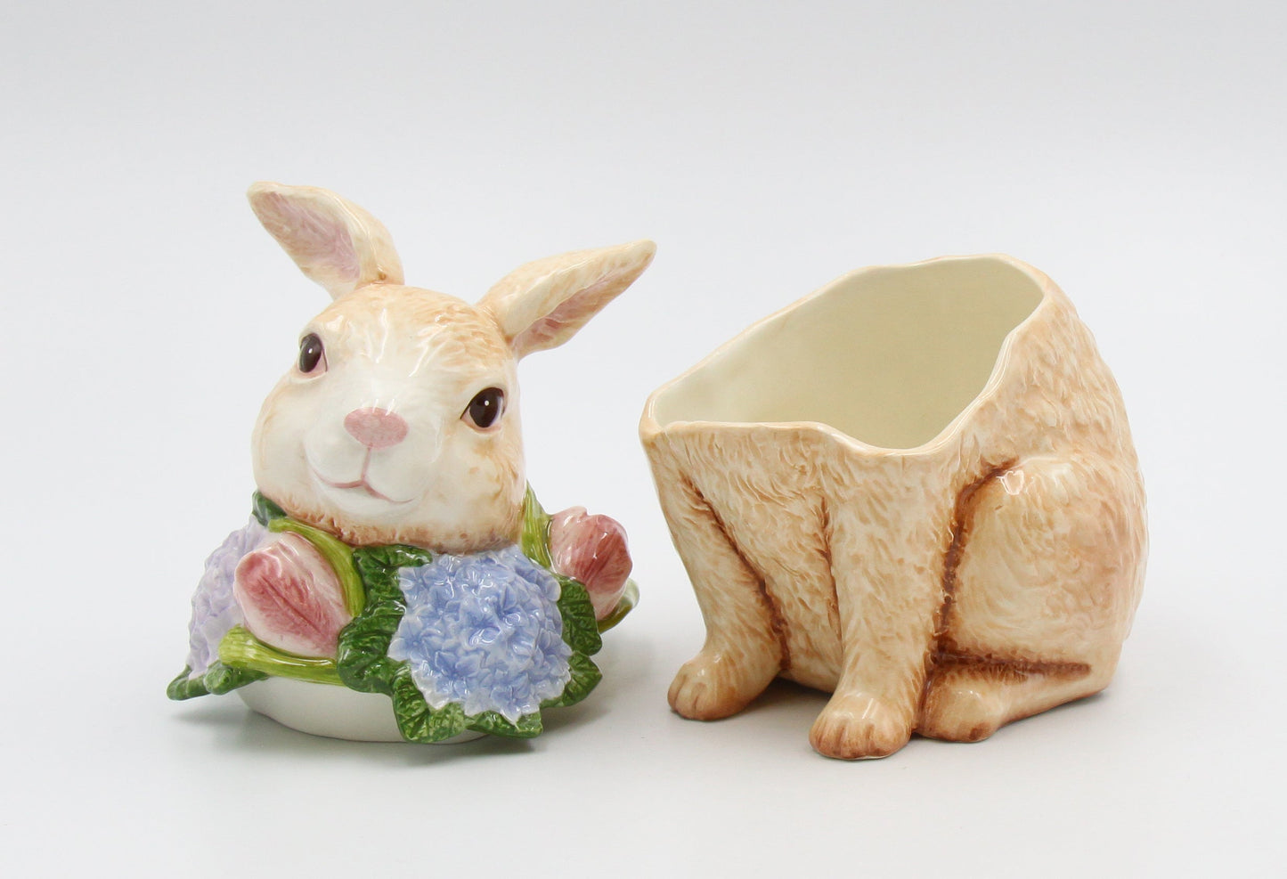 Ceramic Bunny Rabbit Candy Box Home Décor Gift for Her Gift for Mom Kitchen Décor Spring Décor Easter Décor - candy jar