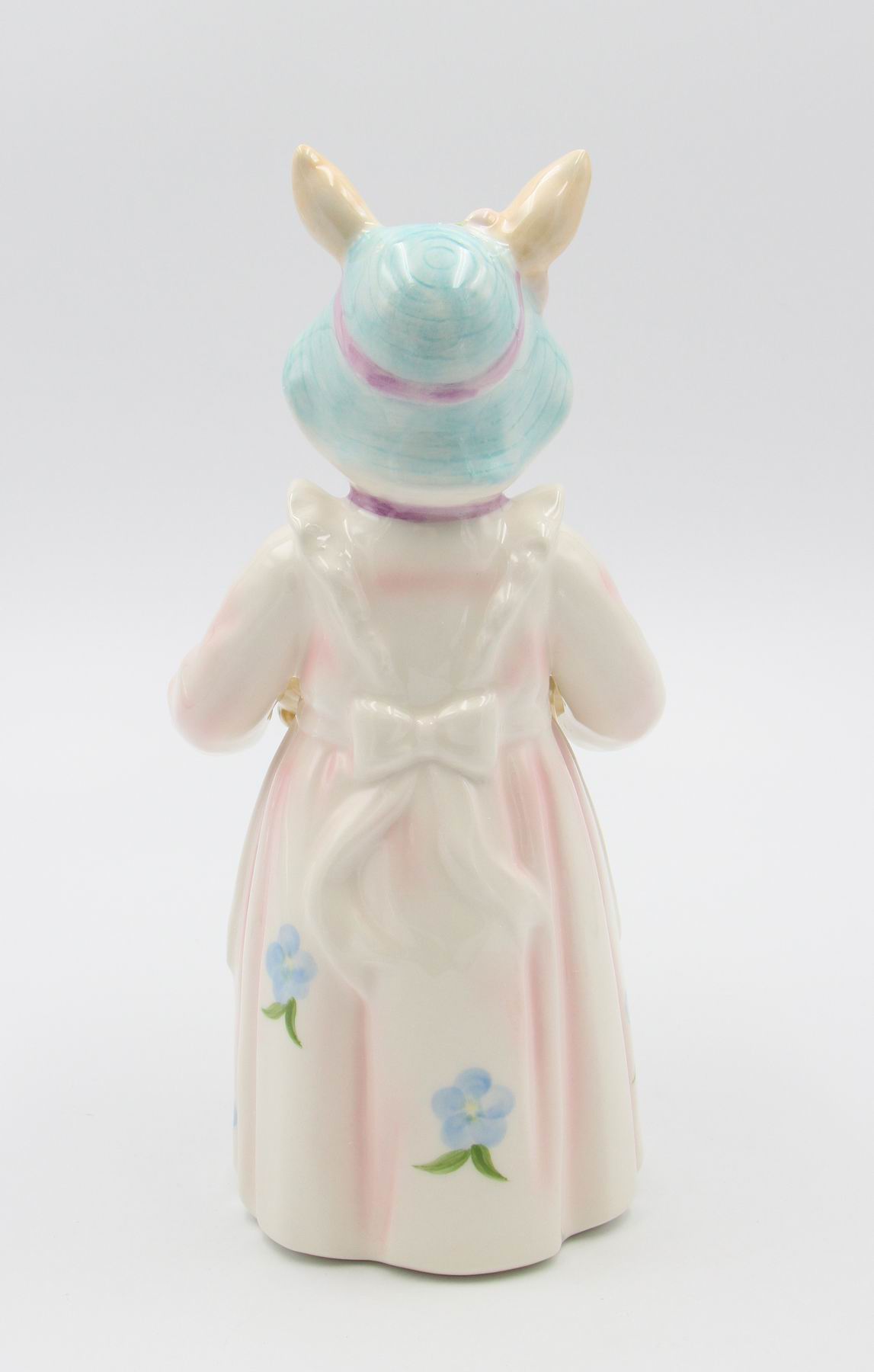 Ceramic Bunny Rabbit Carrying Basket Candy Dish Home Décor Gift for Her Gift for Mom Kitchen Décor Spring Décor Easter