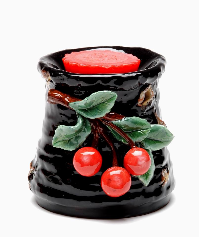 Ceramic Cherry Tart Burner Home Décor Gift for Her Gift for Mom Kitchen Décor Farmhouse Décor Nature Lover Gift Vintage