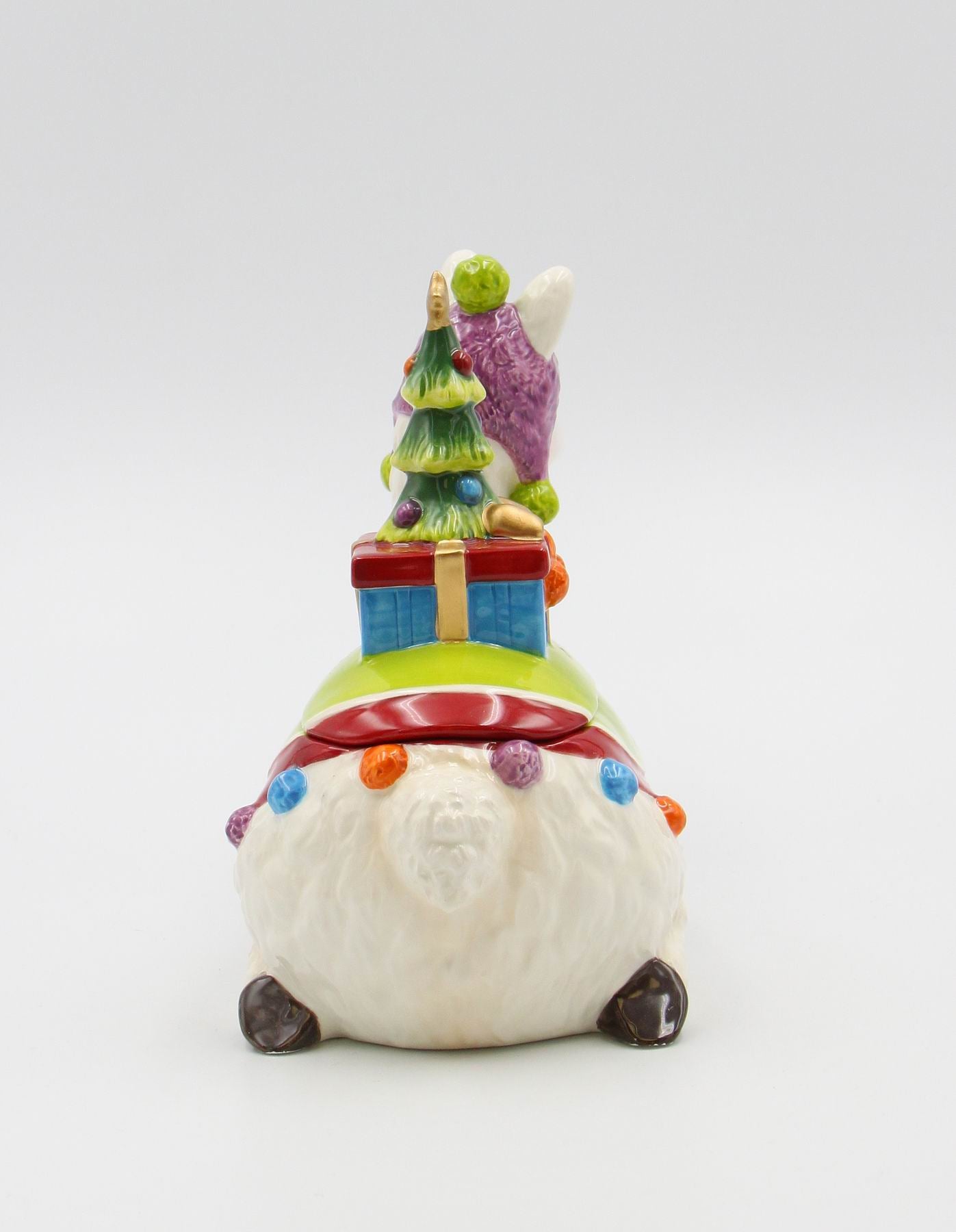 Ceramic Christmas Alpaca/Llama Candy Box Home Décor Gift for Her Gift for Mom Kitchen Décor Christmas Décor - candy box