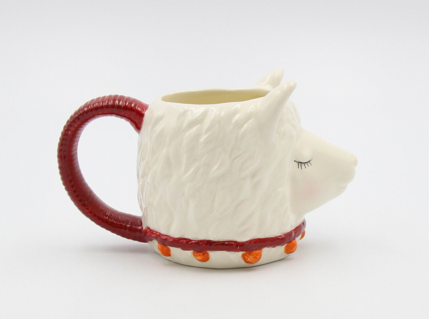 Ceramic Christmas Alpaca/Llama Mug Home Décor Gift for Her Gift for Mom Kitchen Décor Christmas Décor - Mugs