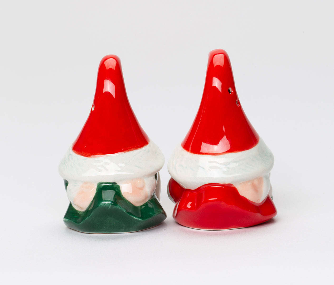 Ceramic Christmas Gnome Couple Salt And Pepper Shakers Fairy Garden Décor Gift for Her Gift for Mom Kitchen Décor