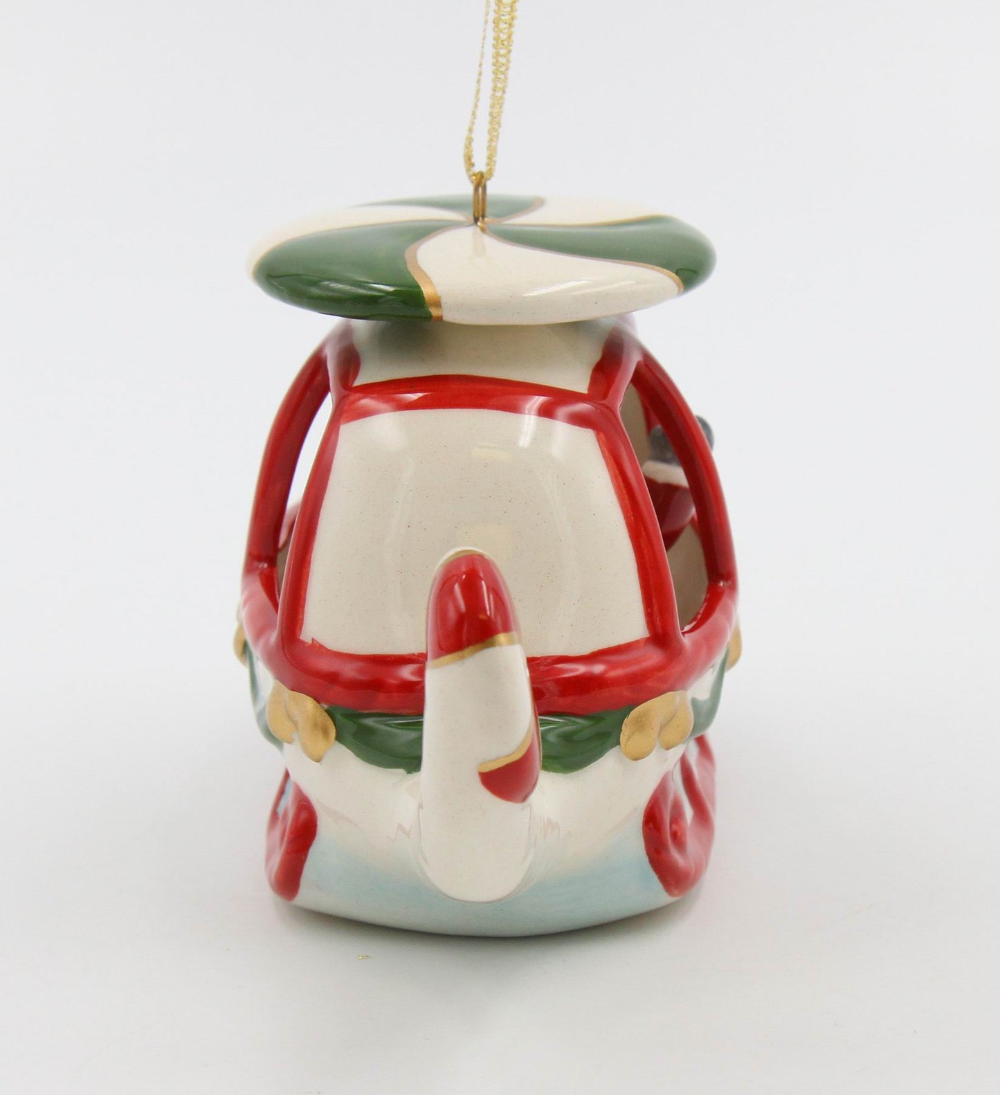 Ceramic Christmas Santa Helicopter Ornament Home Décor Gift for Her Gift for Mom Kitchen Décor Christmas Décor