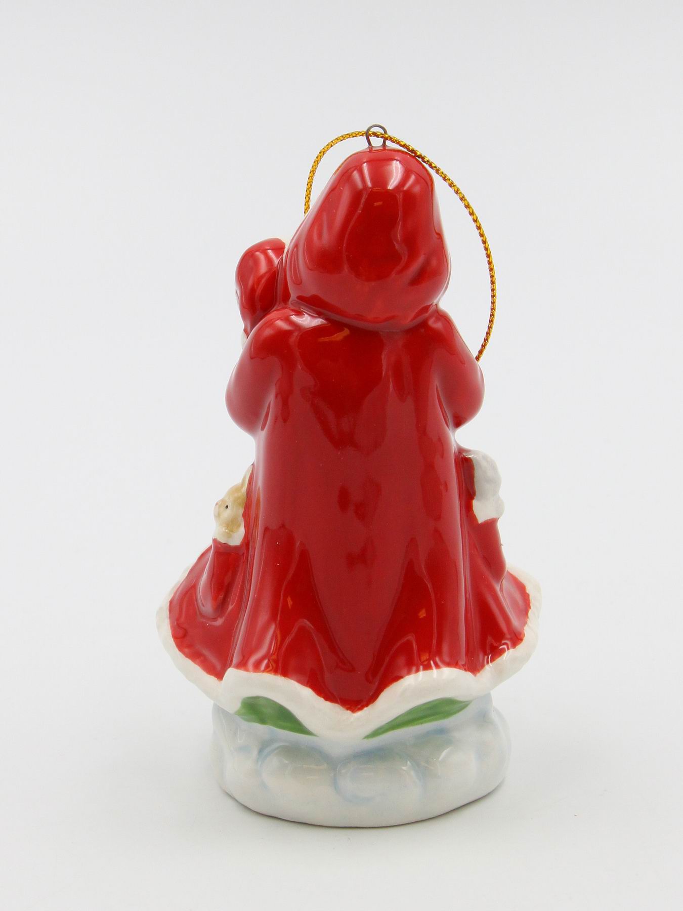 Ceramic Christmas Santa Holding A Dog Ornament Home Décor Gift for Her Gift for Mom Kitchen Décor Christmas Décor Dog