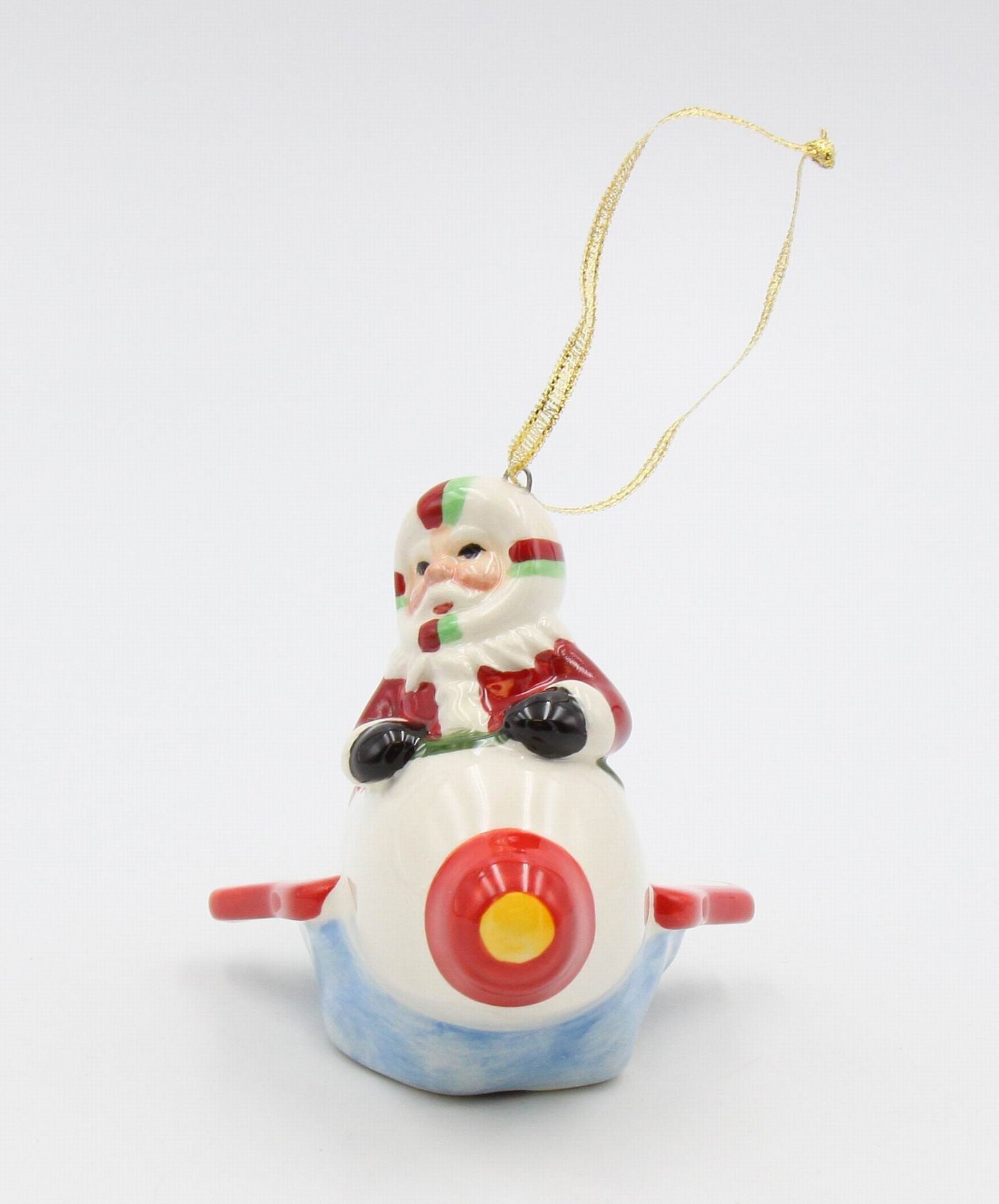Ceramic Christmas Santa Rocket Ornament Home Décor Gift for Her Gift for Mom Kitchen Décor Christmas Décor - Holiday