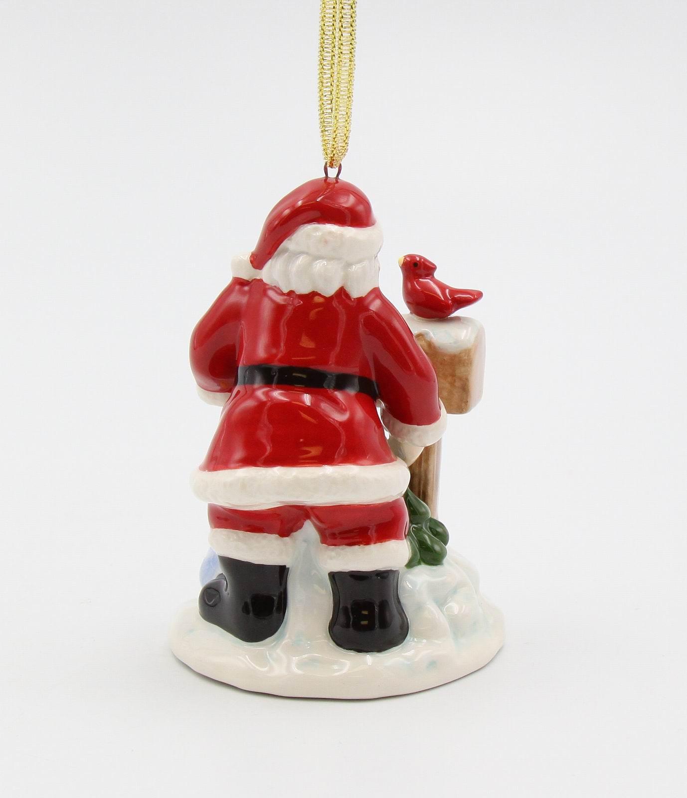 Ceramic Christmas Santa With Mail Box Ornament Home Décor Gift for Her Gift for Mom Kitchen Décor Christmas Décor