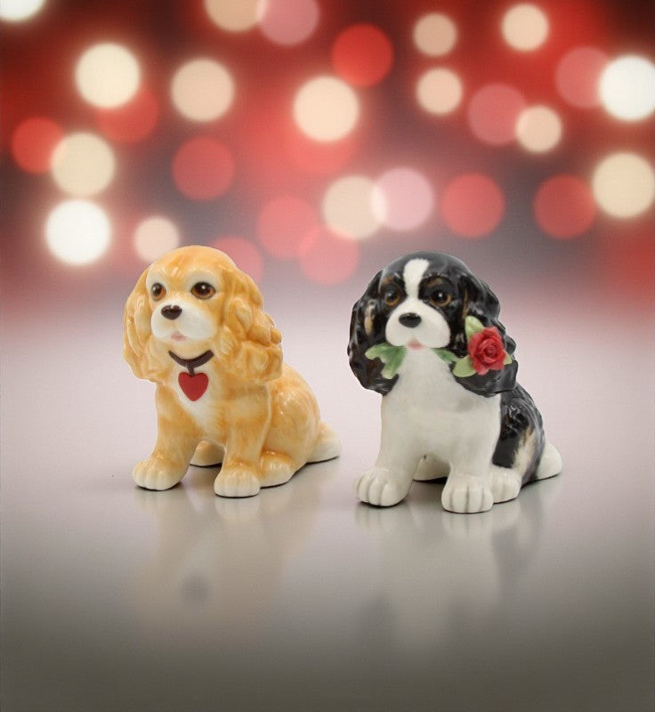 Ceramic Cocker Spaniel Salt and Pepper Shakers Gift for Her Gift for Mom Kitchen Décor Dining Table Décor Gift for Dog