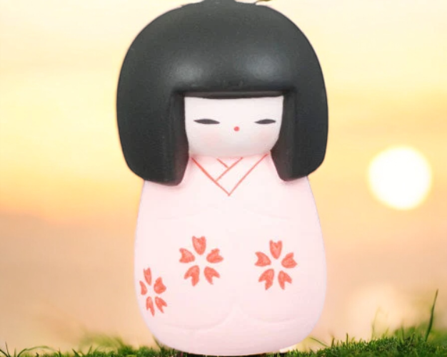 Ceramic Earthenware Japanese Geisha Doll Figurine Japanese Culture Japanese Decor Love Japan Gift for Her - Figurine