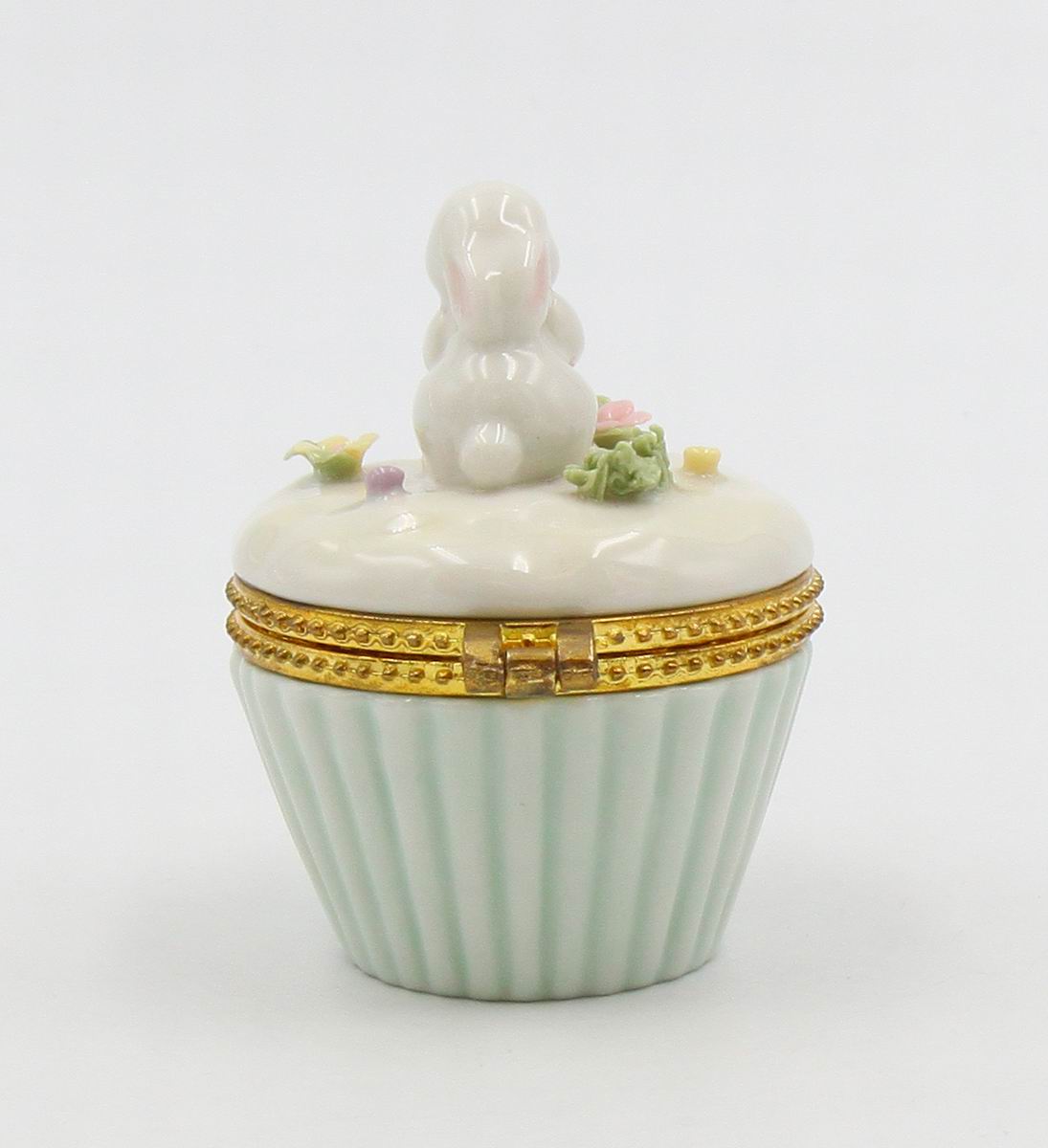 Ceramic Easter Bunny Rabbit Hinge Box Home Décor Gift for Her Gift for Mom Bathroom Décor Spring Decor Easter Decor