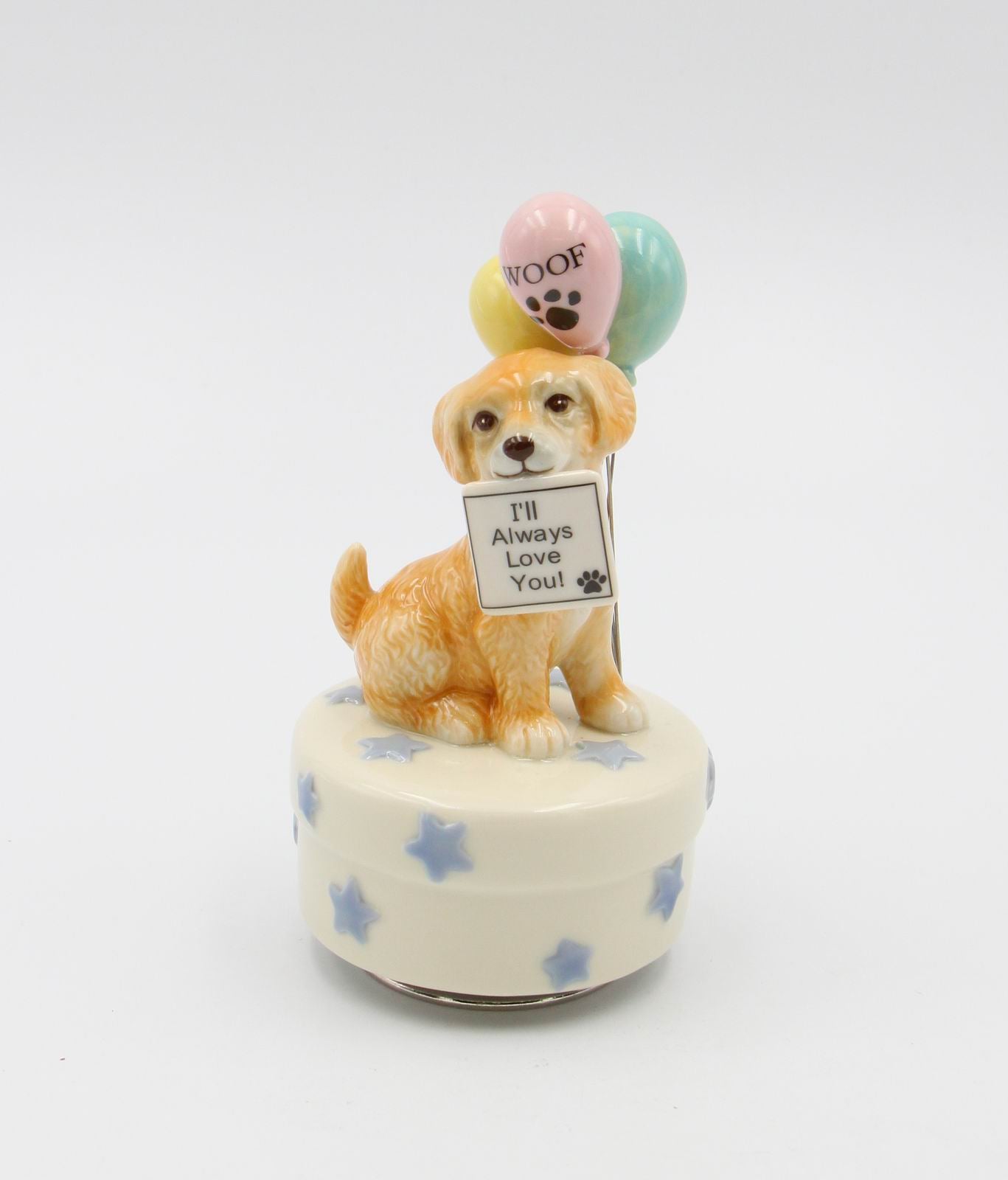 Ceramic Golden Retriever Dog Music Box Home Décor Gift for Her Gift for Mom Kitchen Décor Dog Lover Gift Pet Loss Gift