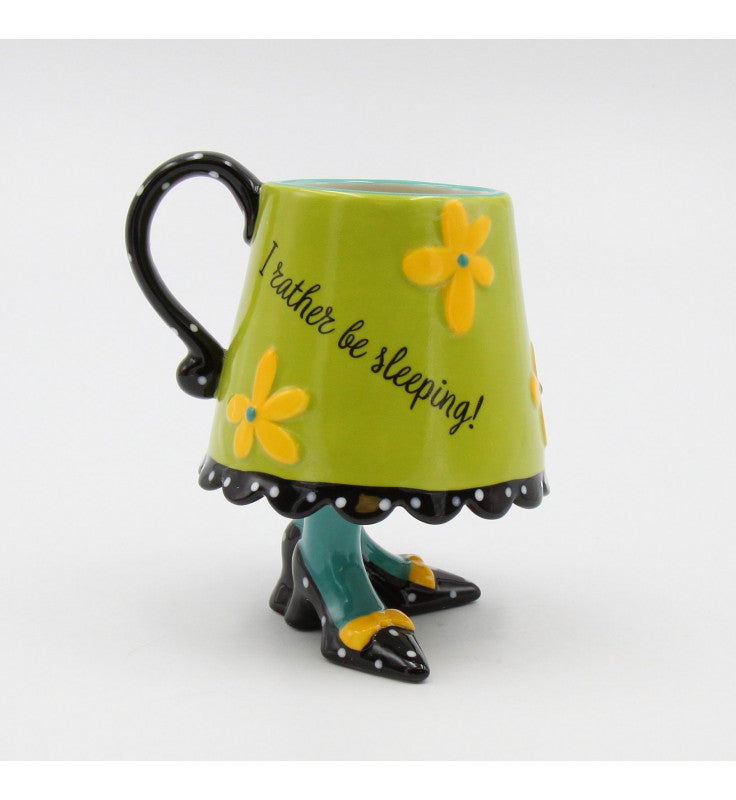 Ceramic Green Skirt Cup Afternoon Tea Cup Fancy Coffee Mug Kitchen Decor Cafe Decor Gift for Her - Mugs