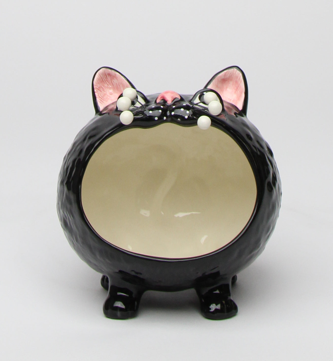 Ceramic Halloween Decor Black Cat Candy Bowl or Key Holder Home Décor Gift for Her Mom Kitchen Décor Cat Lovers Gift