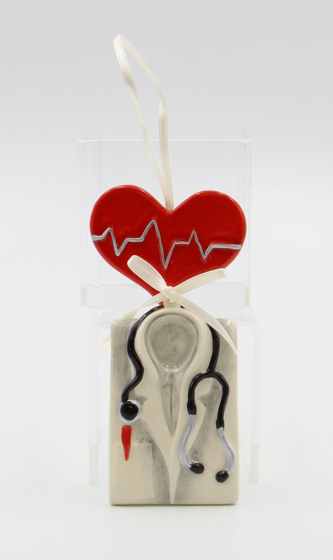 Ceramic Healthcare Hero Ornament - Doctor Home Décor Gift for Her Gift for Doctor Gift for Him Christmas Décor