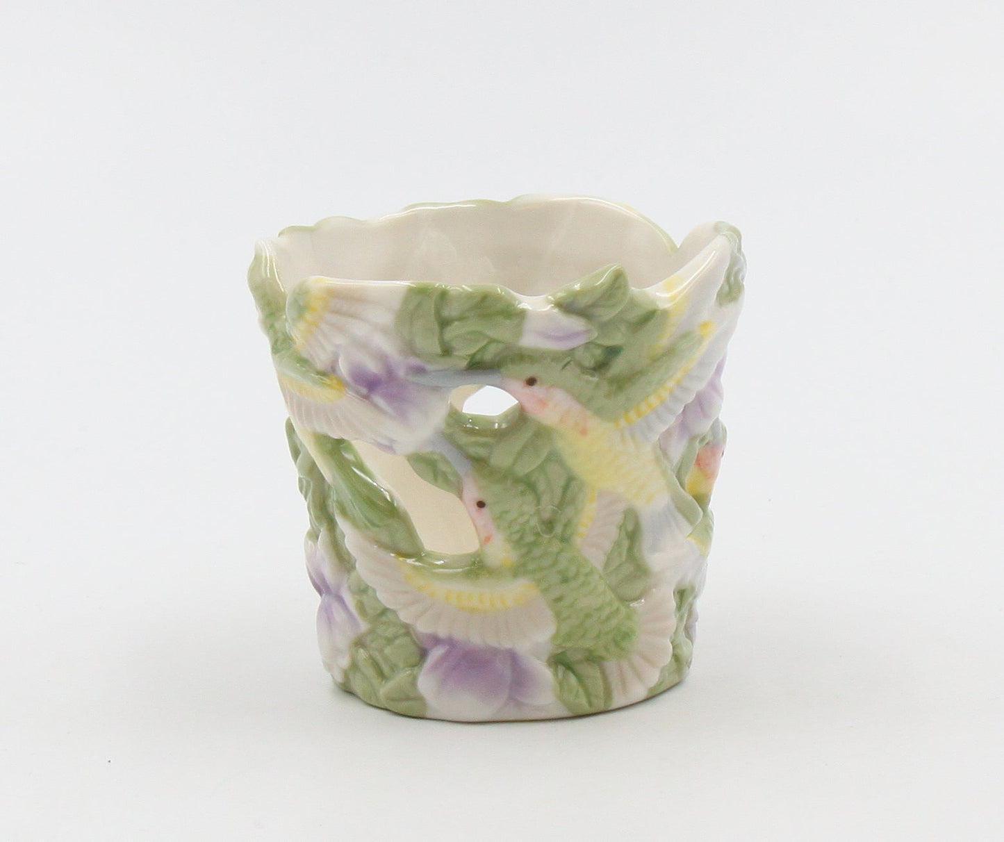 Ceramic Hummingbird Votive Candle Holder Home Decor Gift for Bird Watcher Gift for Her Gift for Mom - Candle holder