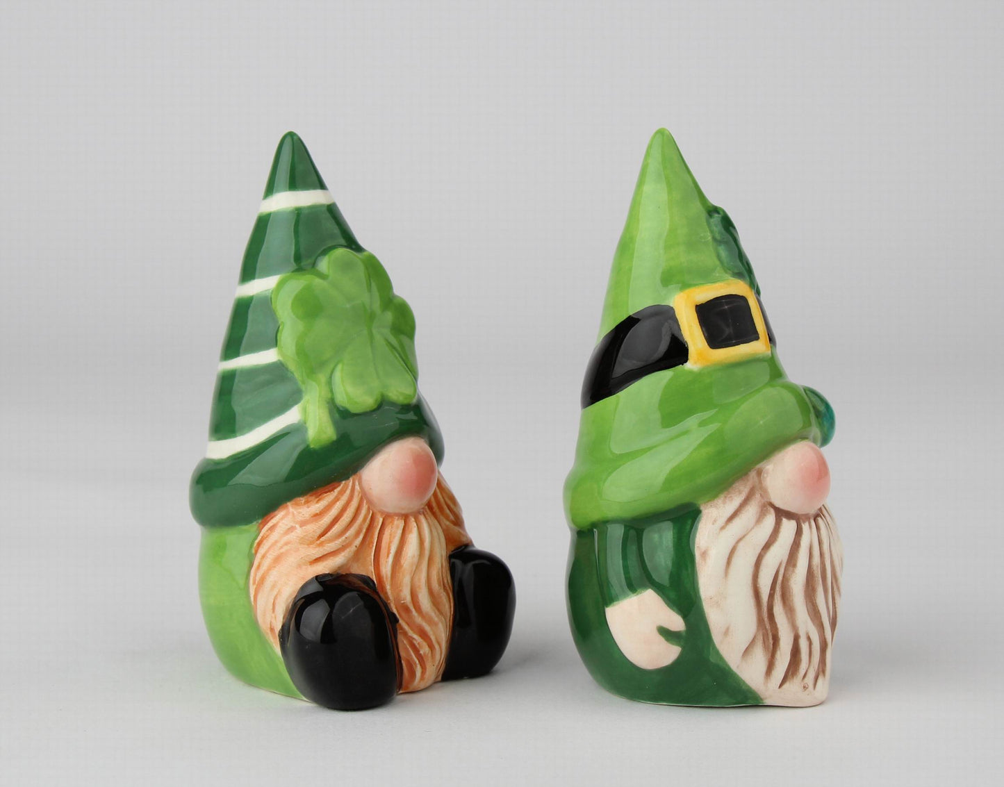 Ceramic Irish Gnomes Salt and Pepper Shakers Home Décor Gift for Her Gift for Mom Kitchen Décor Irish Saint Patrick’s