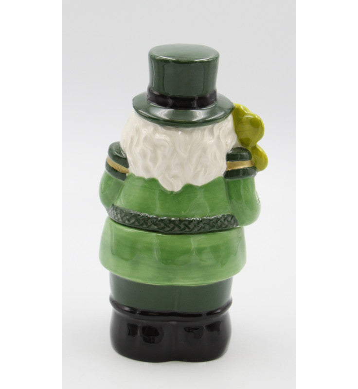 Ceramic Irish Nutcracker Candy Jar Christmas Décor Gift for Her Gift for Mom Kitchen Décor Irish Saint Patrick’s Day