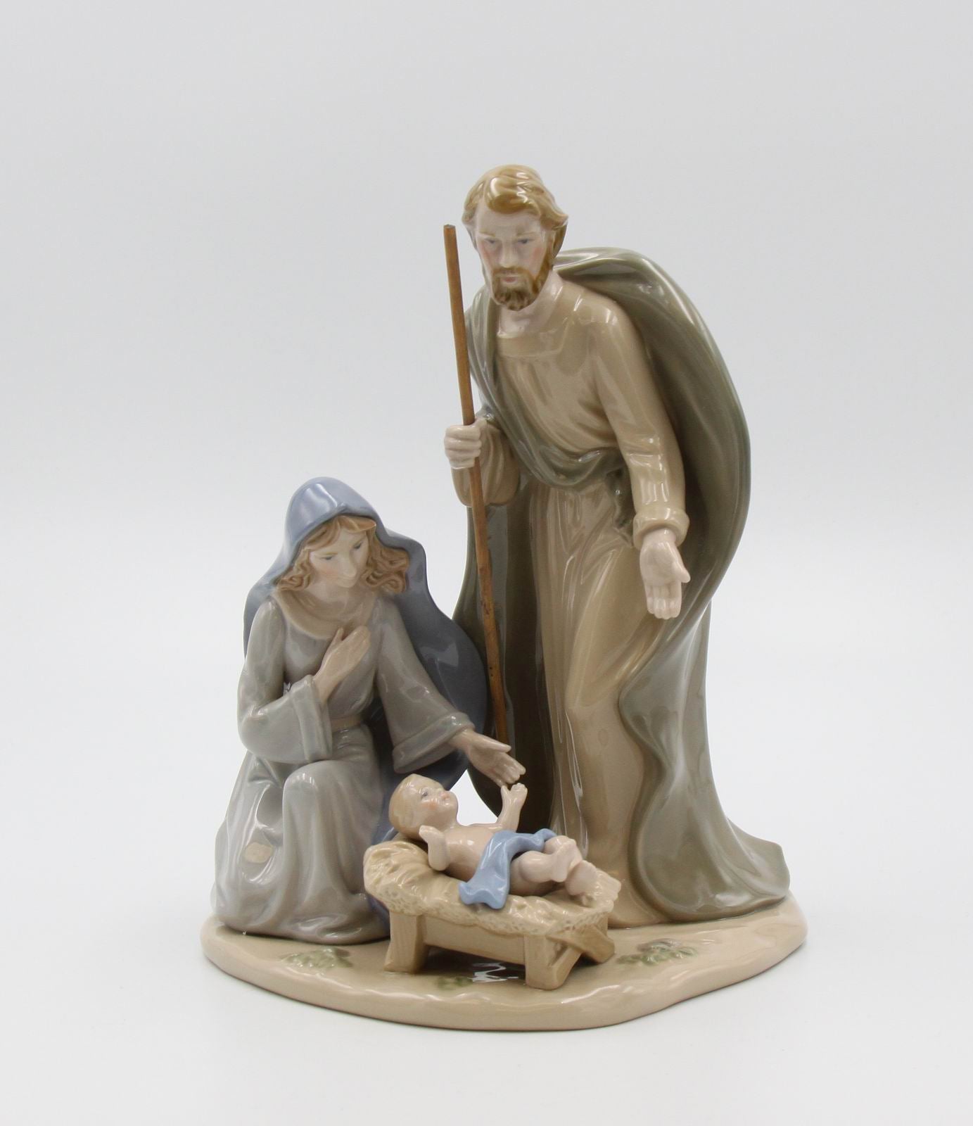 Ceramic Large Size Holy Family Nativity Figurine Home Décor Religious Décor Religious Gift Church Décor Baptism Gift
