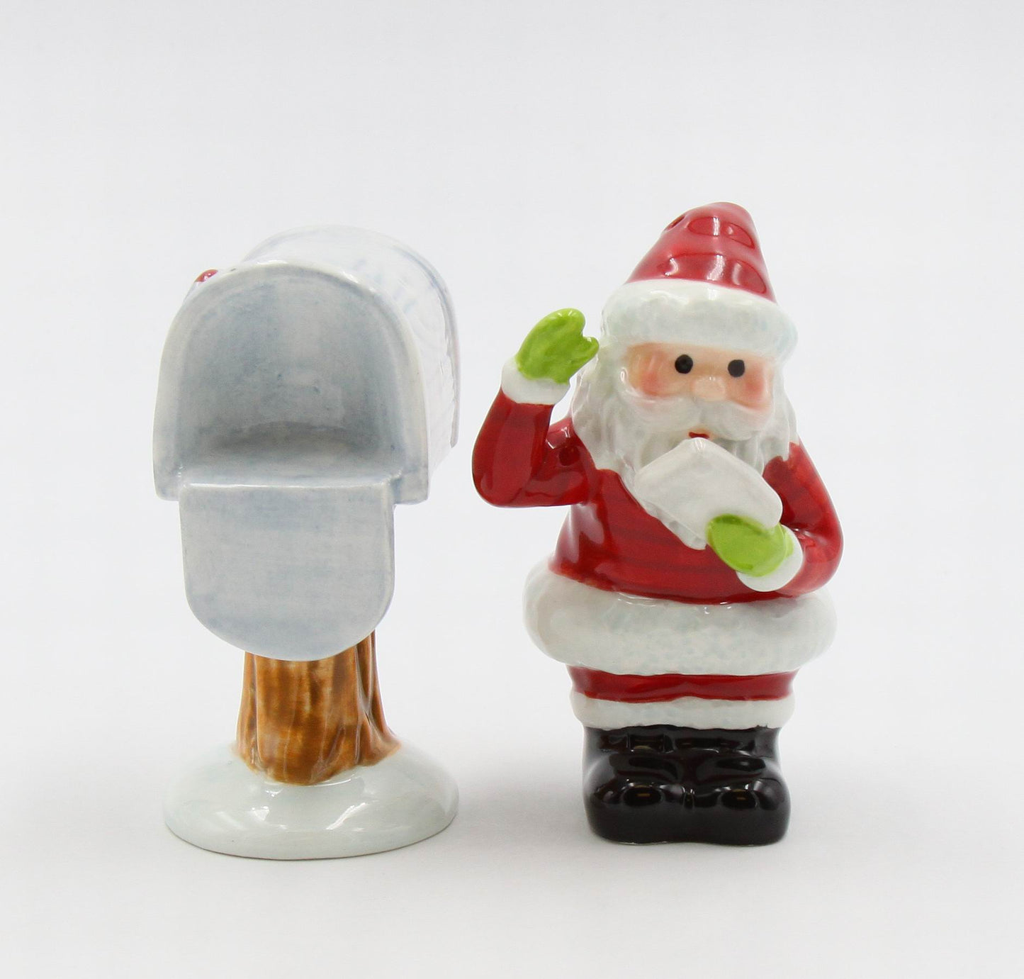 Ceramic Letters for Santa Salt and Pepper Shakers Home Décor Gift for Her Gift for Mom Kitchen Décor Christmas Décor