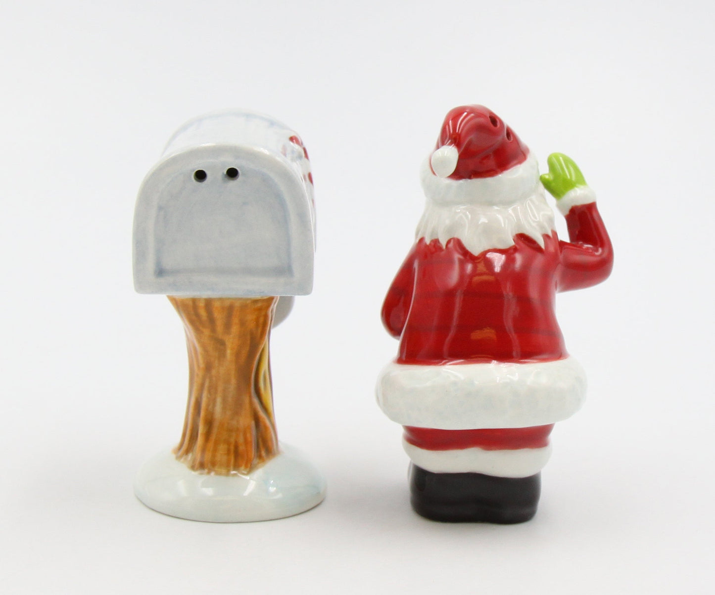 Ceramic Letters for Santa Salt and Pepper Shakers Home Décor Gift for Her Gift for Mom Kitchen Décor Christmas Décor