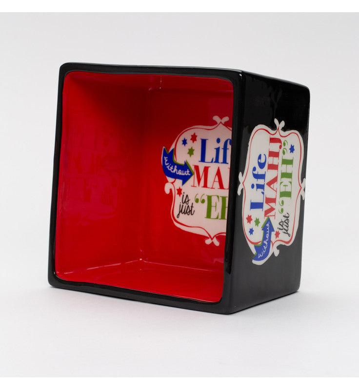 Ceramic Life Without Mahj Is Just ’EH’ Bowl Home Decor Kitchen Decor Game Room Decor Mahjong Player Gift - Bowls