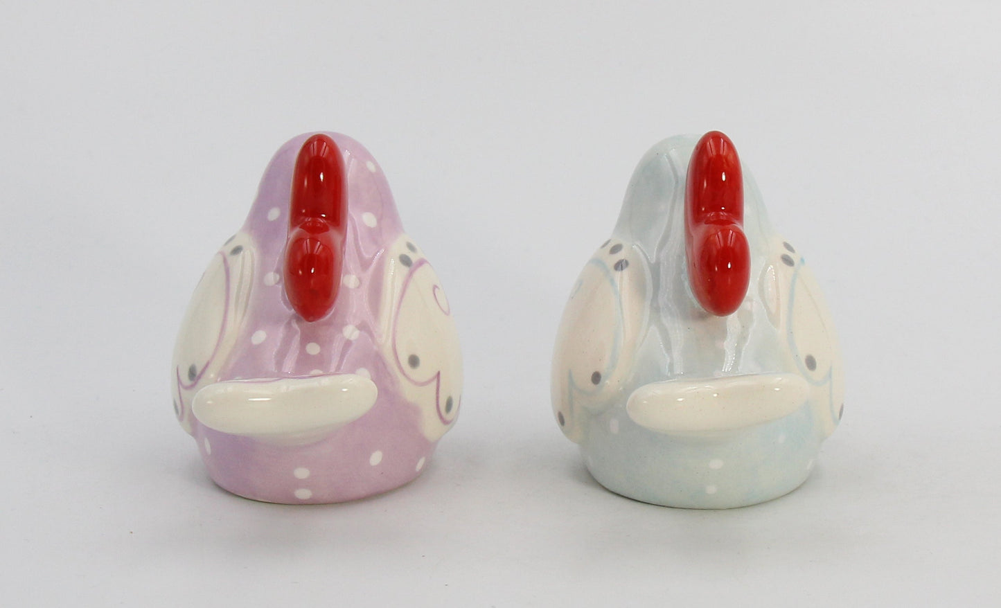 Ceramic Lovebirds with Heart Salt and Pepper Shakers Romantic Kitchenware Valentines Day Tableware Decor Wedding Gift