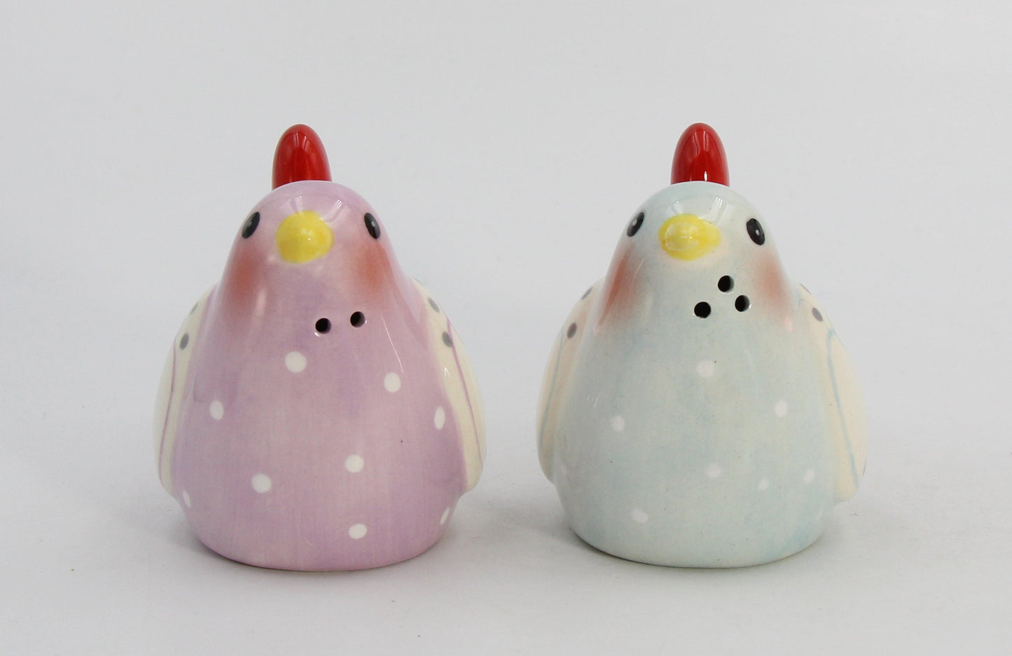 Ceramic Lovebirds with Heart Salt and Pepper Shakers Romantic Kitchenware Valentines Day Tableware Decor Wedding Gift