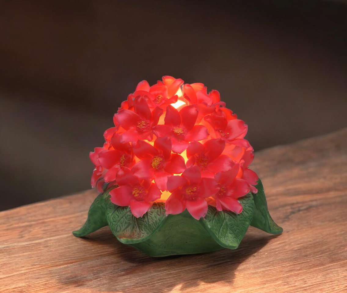 Ceramic Malcus Flower Nightlight Home Decor Gift for Her Gift for Mom Romantic Decor - Night Lights & Ambient Lighting