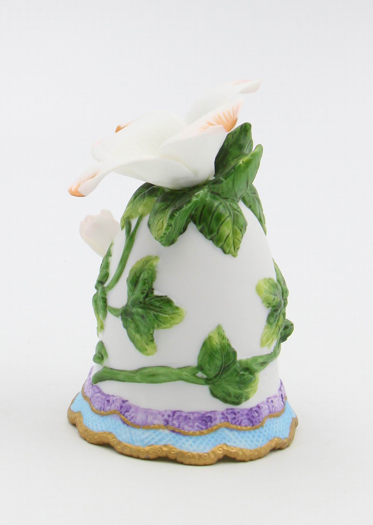 Ceramic Mini Dogwood Flower Bell Home Decor Gift for Her Gift for Mom - Bell