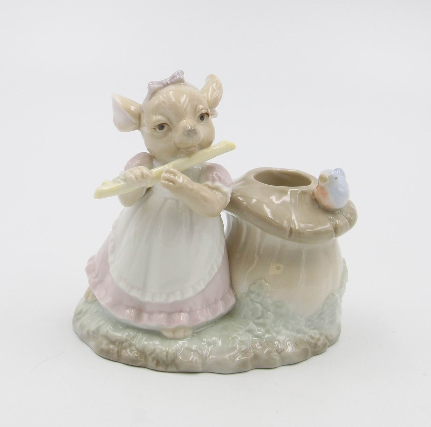 Ceramic Mouse Mushroom Candle Holder Home Décor Gift for Her Gift for Mom Farmhouse Décor Nature Lover Gift Vintage