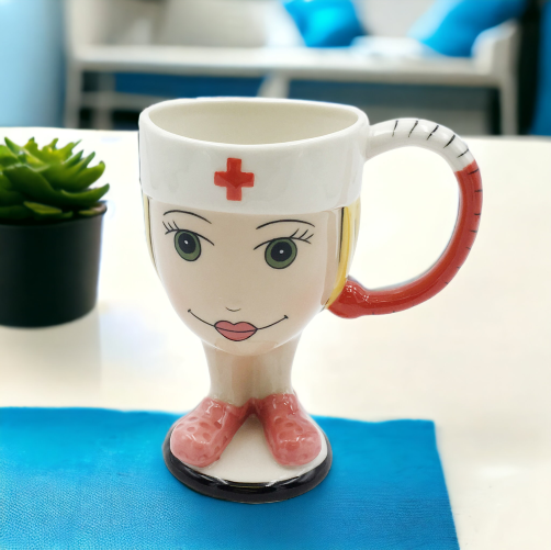 Ceramic Nurse Mug Nurse Appreciation Gift Hospital Decor Clinic Decor - Mugs