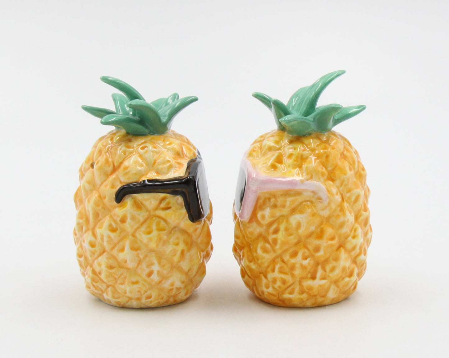 Ceramic Pineapples Wearing Sunglasses Salt and Pepper Shakers Home Décor Gift for Her Gift for Mom Kitchen Décor - Salt
