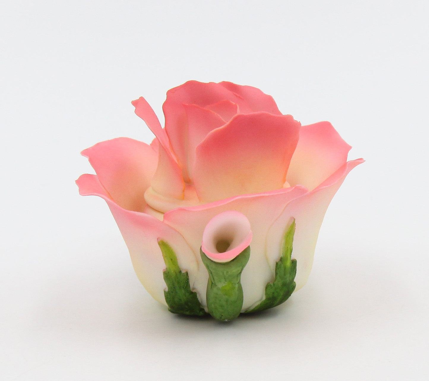 Ceramic Pink Rose Flower Teapot Figurine Home Décor Gift for Her Mom Farmhouse Kitchen Décor Vintage Decor - Figurine