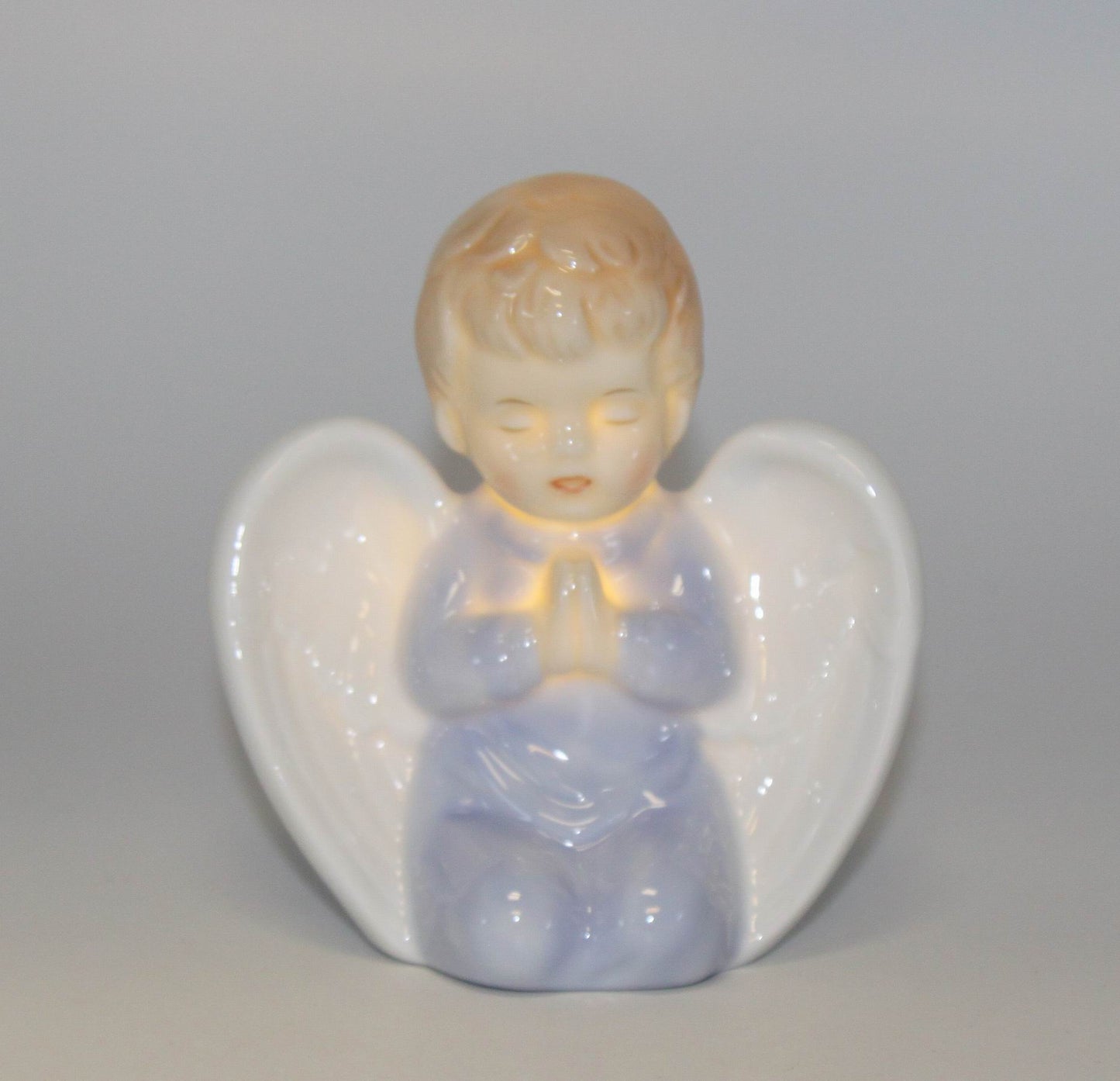 Praying Angel Boy Led Night Light - kevinsgiftshoppe