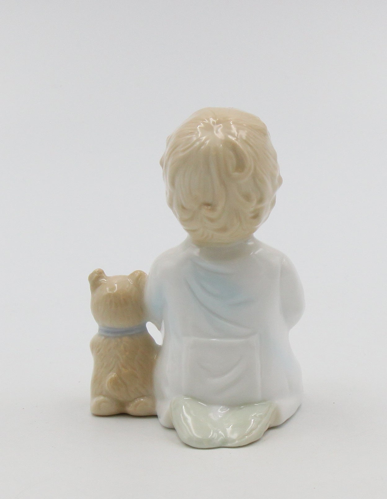 Ceramic Praying Boy Figurine Religious Décor Religious Gift Church Décor Baptism Gift - Figurines
