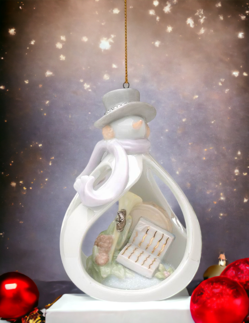 Ceramic Snowman Ornament Home Décor Gift for Her Gift for Mom Kitchen Décor Christmas Décor - Holiday Ornaments