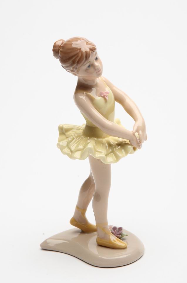 Standing Ballerina In Yellow - kevinsgiftshoppe