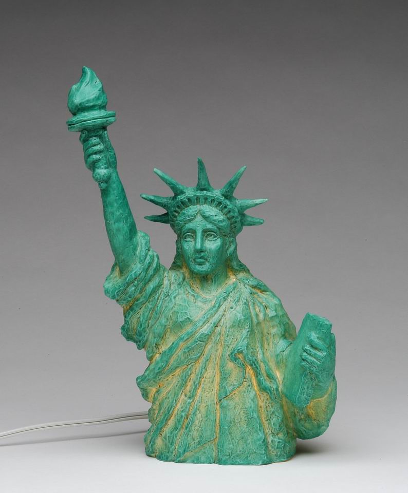 Ceramic Statue of Liberty Nightlight Democracy and Freedom Patriot Gift Home Decor Bedroom Decor - Night Lights &