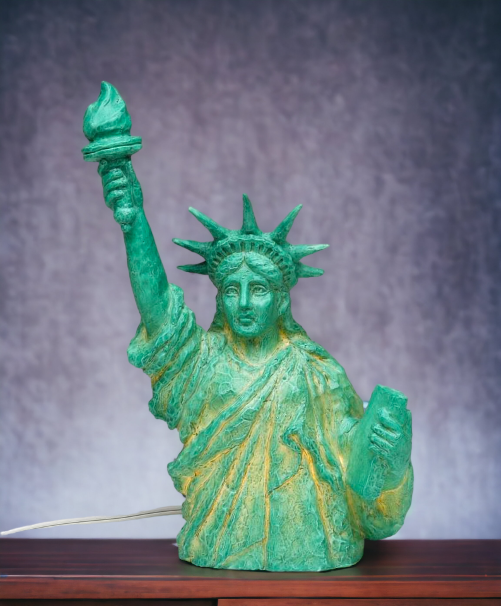 Ceramic Statue of Liberty Nightlight Democracy and Freedom Patriot Gift Home Decor Bedroom Decor - Night Lights &