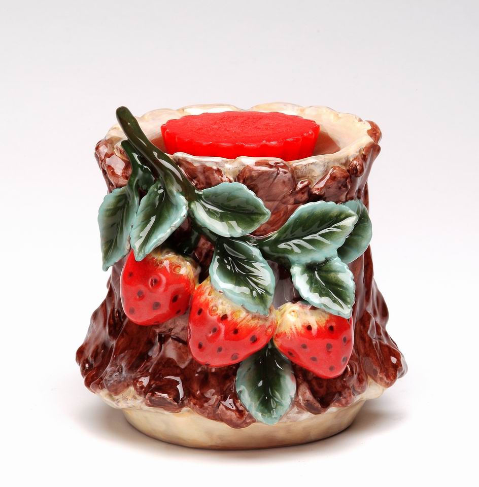 Ceramic Strawberry Tart Burner Home Décor Gift for Her Gift for Mom Kitchen Décor Farmhouse Décor Bathroom Decor